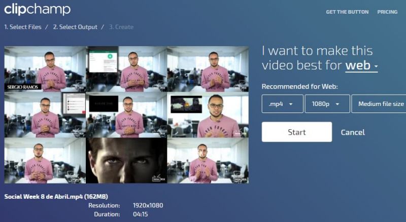 Clipchamp-online